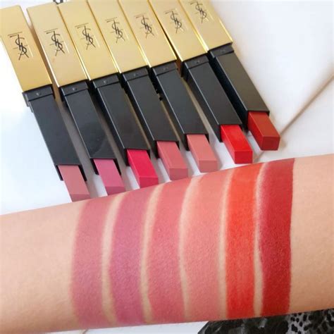 ysl the slim matte lipstick swatches|lipstick YSL original.